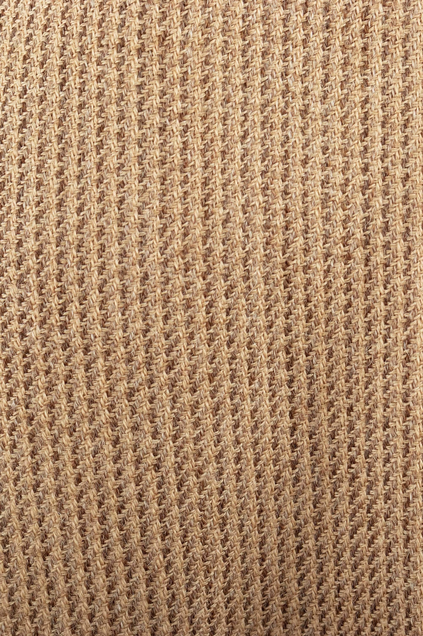 Brown Scarf Hand-Woven From 100% Baby Alpaca in Peru - Honey Charm